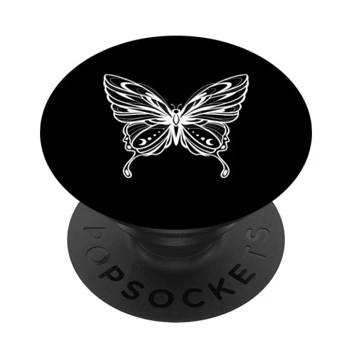 Ly Jane Ave. Moon Butterfly Butterflies Lover Gift PopSockets Swappable PopGrip
