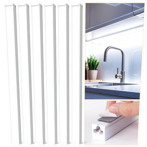 SpeePlant Under Cabinet Lighting 1FT, Super Bright LED Closet Light Cold White 6500K, Linkable Under-Counter Light Fixtures, Plug in Under Cabinet Light for Kitchen, Cabinet, Shelf, Desk, 6pcs