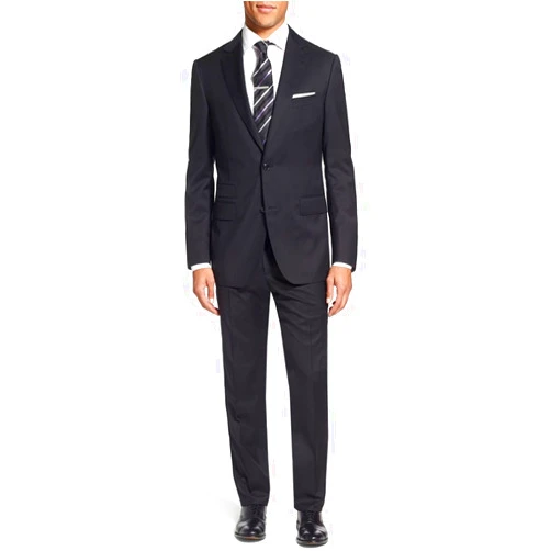 GN GIORGIO NAPOLI GN Luciano Men's Two Button 2 Piece Modern Fit Suit Ticket Pocket Jacket