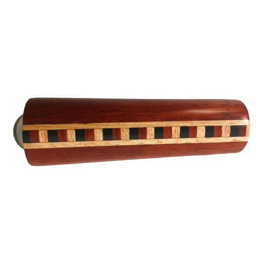 N and J N & J Kaleidoscope Teleidoscope in Solid Padauk Wood, Mini 3 Inch, Inlaid Padauk, Ebony, and Jalneem. Handcrafted in U S A !