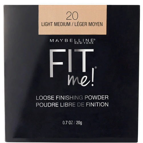 Maybelline Fit Me Loose Setting Powder, Face Powder Makeup & Finishing Powder, Light Medium, 1 Count