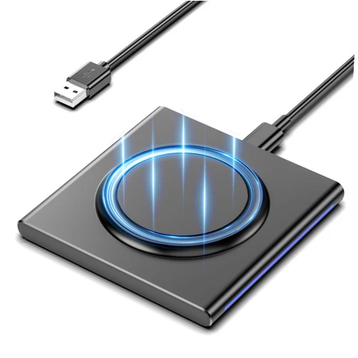 Osdfono Wireless Charger, 15W Max Wireless Charging Pad Compatible with iPhone 16/15/14/13/12/SE/11/11 Pro/XS Max/XR/X/8, AirPods, Wireless Charge Mat for Samsung Galaxy S23/S22//S21/S20 Note 20, AirPods
