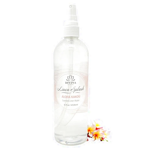 Divina Esencial Aloha Kakou Linen and Room Spray Air Freshener 16oz. Pillow spray, Linen Mist, Fabric Spray, Laundry Basket or just Spray Around The House
