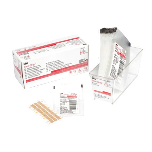 3M™ Steri-Strip™ Blend Tone Skin Closures, B1551, 1/4 in x 3 in, 50 Bag/Carton, 4 Carton/Case
