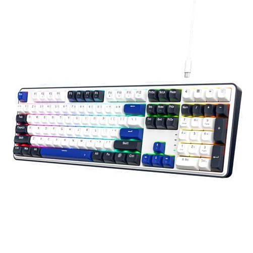 Redragon K689 Wired Gasket RGB Gaming Keyboard, 108 Keys Mechanical Keyboard w/Extra 4 Hotkeys, Upgraded Hot-swappable Socket, 3-Layer Noise Dampening, Mixed Color Keycaps, Custom Linear Switch
