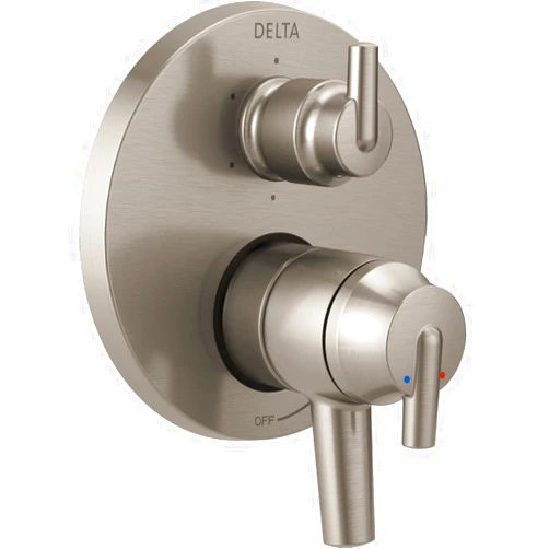 Delta Faucet Trinsic 17 Series 6-Setting Integrated Diverter Valve Trim Kit, Chrome Diverter Valve Trim Kit, Shower Trim Kit, Chrome T27959 (Valve Not Included)