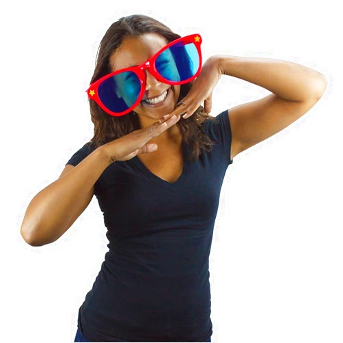 Pudgy Pedro's Jumbo Sun Glasses Party Supplies, Choose Your Favorite Color
