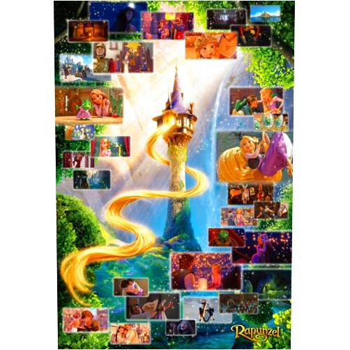 Tenyo (Dg2000-616 Disney Tangled Rapunzel Scene Collection Jigsaw Puzzle (2000 Pieces)