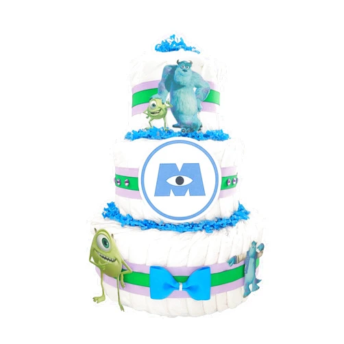 Fine Diaper Cakes Monsters Animals Diaper Cake