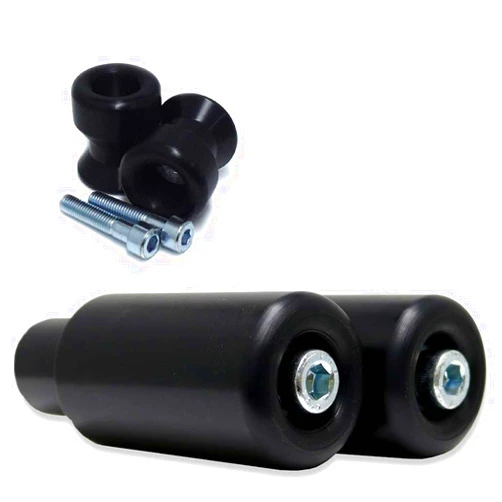 Shogun Motorsports Shogun USA Made Sliders & Spools For Kawasaki Ninja 650 Z650 Z 650 EX650 EX 2017 2018 2019 2020 2021 2022 2023 2024 2025 Black No Cut Frame Sliders & Matching Spools ABS & NON ABS 750-4519 & 701-0749