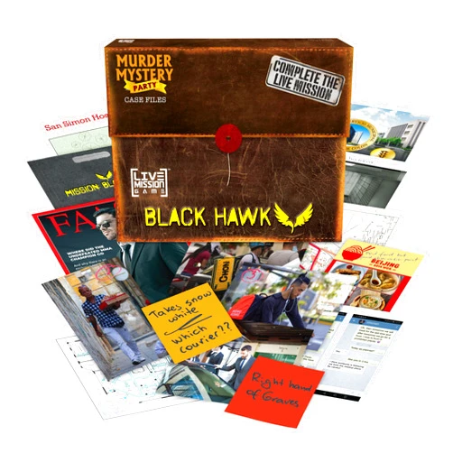 Murder Mystery Party Case Files: Mission Black Hawk for 1 or More Players Ages 14 and Up