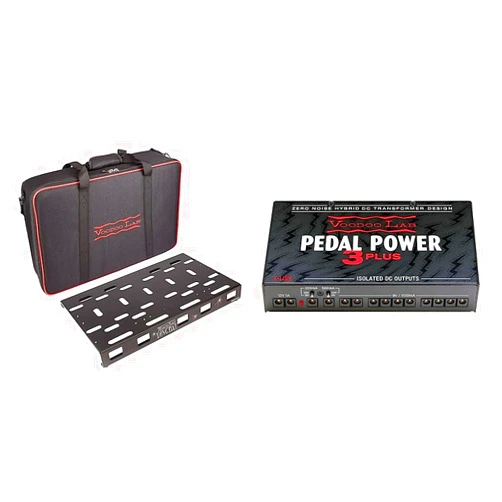 Voodoo Lab Dingbat Medium Pedalboard & PedalPower 3 PLUS High Current 12-Output Isolated Power Supply (PP3P)