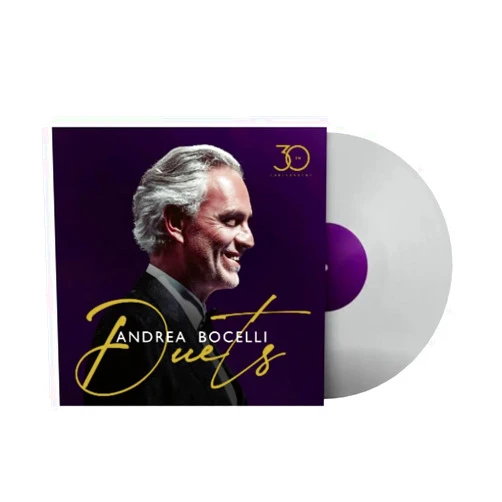 Andrea Bocelli (Artist), Celine Dion (Composer), Jennifer Lopez (Performer), Matteo Bocell (Performer) & 1 more Format: Vinyl Andrea Bocelli Duets 30th Anniversary Exclusive Limited Crystal Clear