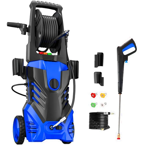 Fengrong Electric Pressure Washer 5000PSI 3.1 GPM Power Washer 4 Different Pressure Tips, 25FT Hose Power Cord, Foam Cannon, Power Washer Electric Powerd for Patios Car Garden