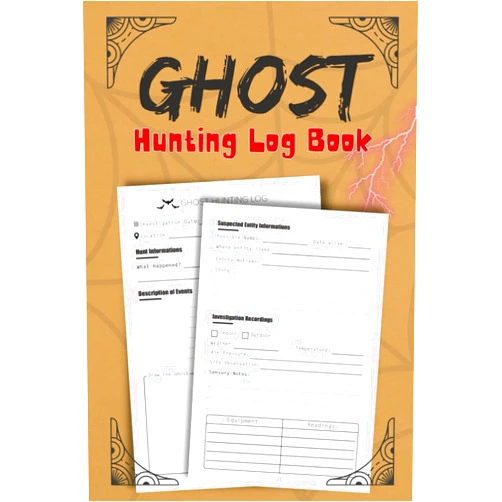 Orion Fox Ghost Hunting Log Book: A well-structured Logbook for Ghost Hunters embarking on Guided Paranormal Investigations