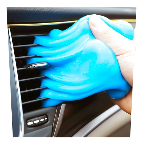 Moly Magnolia Cleaning Gel for Car, Universal Detailing Putty Gel Detail Tools Car Interior Cleaner, Removal Putty Keyboard Cleaner for Car Vents, PC, Laptops, Cameras (Blue)