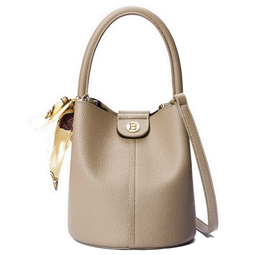 BOSTANTEN Small Crossbody Bags for Women Vegan Leather Mini Bucket Handbag Removable Shoulder Strap