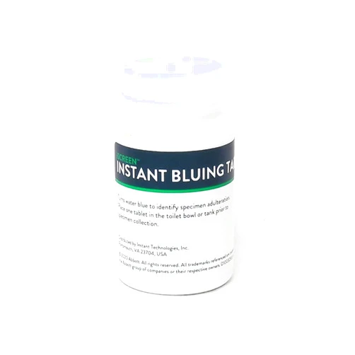 Alere Bluing Tablet Instant 100/Bottle - Turn Toilet Water Blue for Drug Screens, Prevents Test Adulteration, Ensures Sample Integrity - 1 Bottle by Alere Toxicology