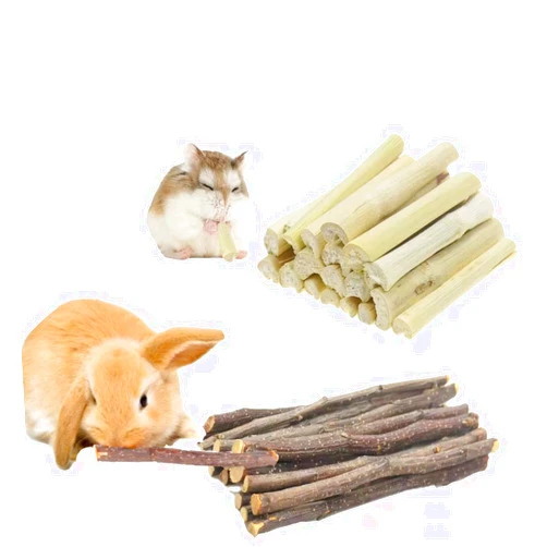 XLpeixin 400g Snacks Sweet Bamboo Chew Toy for Rabbits Chew Treats for Hamster Chinchilla Guinea Pig Molar Treats Snack for Small Animals (400g-14oz)…