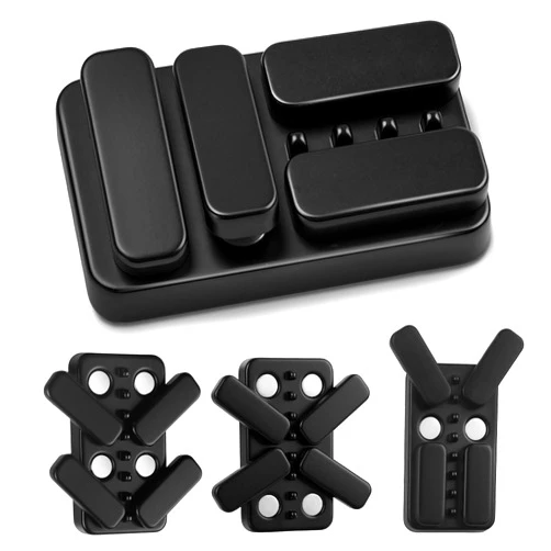 Chilvil Metal Fidget Clicker Slider Magnetic Toys for Adults, Figette Keyboard Silent Desk Office Small EDC, Quiet ADHD Anxiety and Stress Relief Pain Stim Items, Cool Figits Gadgets Stuff Gift for Teens Mens