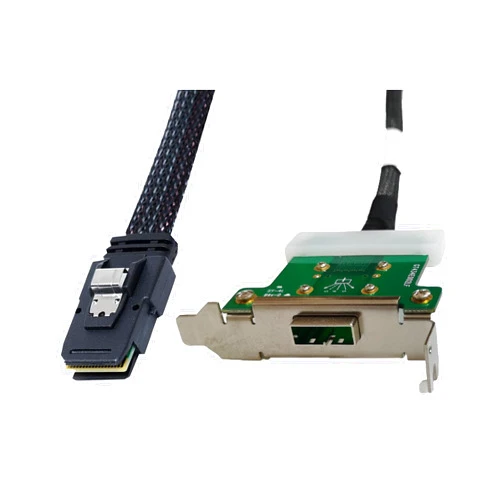 MITATTOK Mini SAS Cable, SFF-8087 to SFF-8088 Straight to Straight High-Speed Data Transfer for SAS/RAID Controllers, Backplanes, and Servers, 2FT