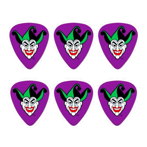 GRAPHICS & MORE Batman Joker Symbol Novelty Guitar Picks Medium Gauge - Set of 6
