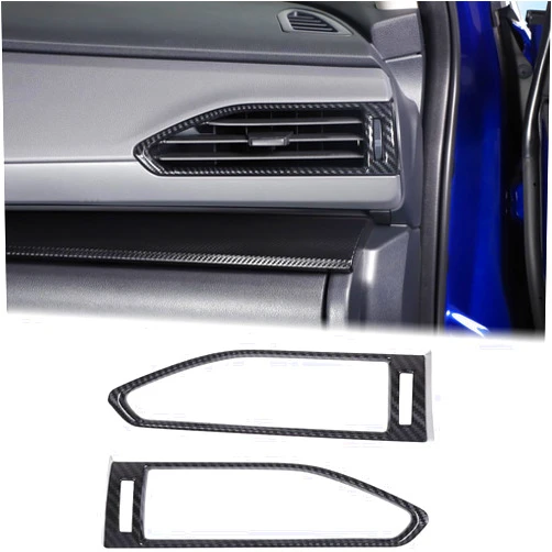 Aunginsy Center Console Side Air Outlet Cover Compatible with Subaru Crosstrek 2023 2024 Side Air Conditioning Panel Trim Cover Air Outlet Vent Frame Panel Protection Cover Decorative ABS Accessories
