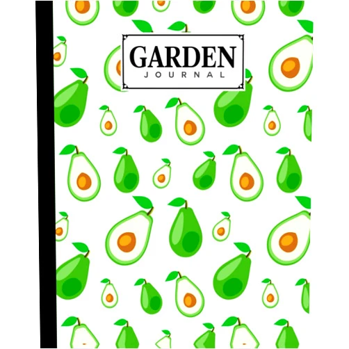 Sandra Fletcher Garden Journal: Premium avocado Cover Garden Journal, A Place To Organize, Plan, Record, and Dream About Your Vegetable Garden, 120 Pages, Size 8