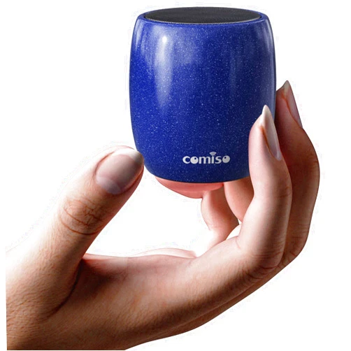 Comiso Small Speaker, Bluetooth Speaker with 360°HD Stereo Sound and Robust Bass, Mini Speaker with Built-in Mic, Hands-Free Call, Portable Speaker for Hiking, Biking, Car, or Trip, Ideal Gift for Men, Women