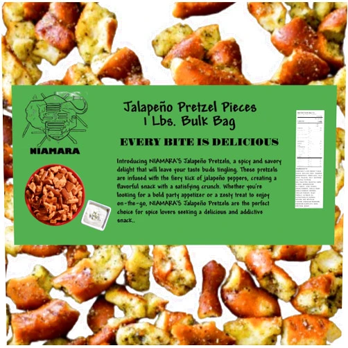 NIAMARA Savory Snack Pack: Jack Link's Meat Bites & Jalapeño Pretzel Pieces