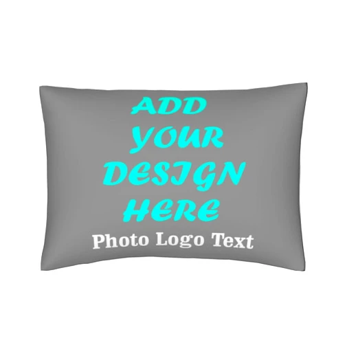 TLQZIDIY Custom Photo Pillow Cover 20x26 Inch Personalized Your Own Throw Pillowcase with Picture Name Text Decorative Cushion Cover for Couch Bed Home Decor