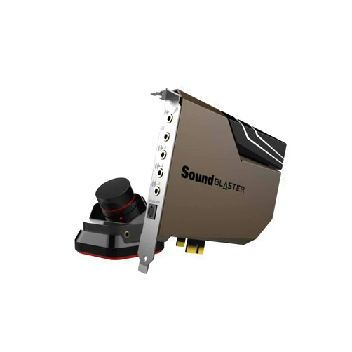 Creative Sound Blaster AE-7 Hi-Res Internal PCIe Sound Card, Quad-Core Processor, 127dB DNR ESS SABRE-class 9018 DAC, Xamp Discrete Custom Bi-amp, Discrete 5.1/Virtual 7.1, Dolby, DTS Encoding (Black)