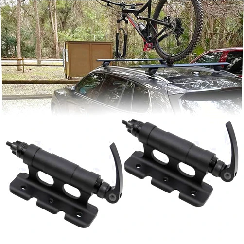 RYANSTAR RACING Bicycle Rack Mount Front Fork Mount Bracket with Quick Release Alloy Fork Block Mounts Compatible with Most Mountain Bikes Road Bicycles E Bikes
