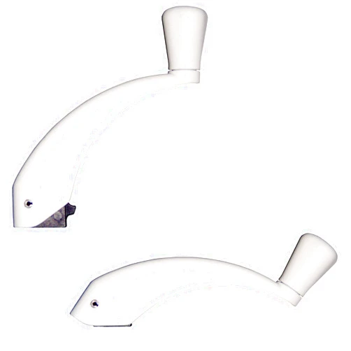 Ideal Security Fold-Down-Handle Window Cranks, Replacement for Standard Casement Window Handles with 11/32