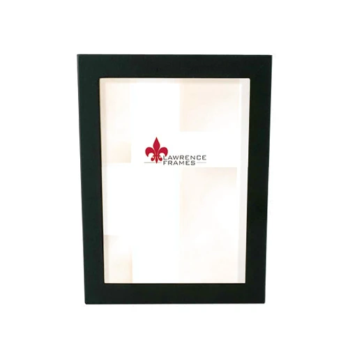 Lawrence Frames Black Wood Picture Frame, Gallery Collection, 4 by 5-Inch, Black