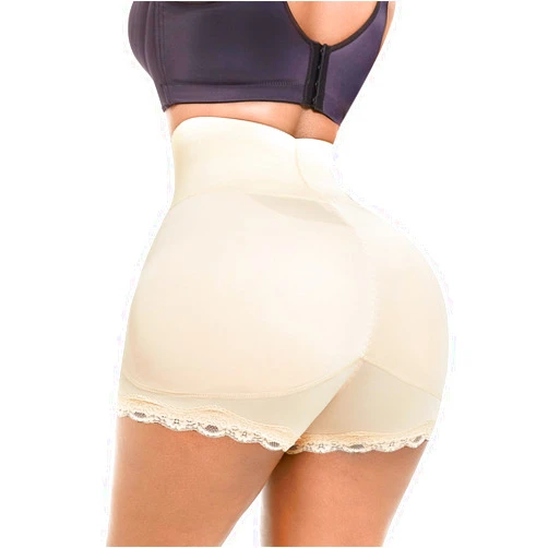 WEICHENS Women Padded Tummy Control Panties Butt Lifter Crotch Hip Pads Enhancer Seamless High Waisted Booty Underwear