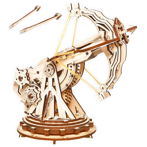 Rowood 3D Puzzles for Adults Teens, DIY Catapult Mechanical Wooden Model Kits to Build, Birthday Choice