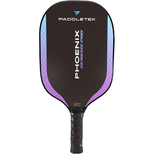 Paddletek Phoenix Genesis Pro - Professional Pickleball Paddles with Honeycomb Core – SRT Pro PolyCore & Fiberglass Epoxy Surface - High Tack Performance Grip – 7.8 oz to 8.2 oz – USAPA Approved