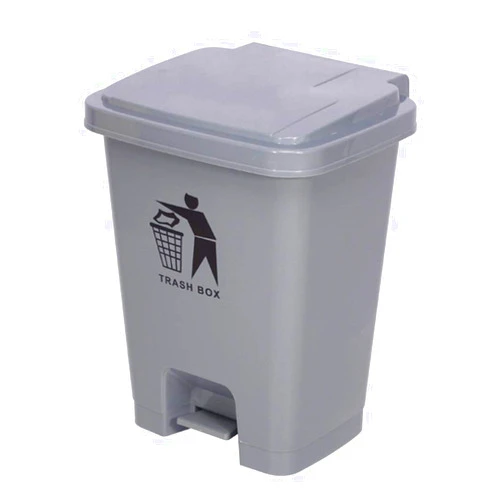 ILIKECUI Paper Bins Trash can Rubbish Bin Plastic Trash Can 15L/20L/30L/40L/50L/60L Pedal-Type Trash Bin for Living Room Studio Kitchen Outdoor Waste Bin with Lid Gray Trash can dustbin