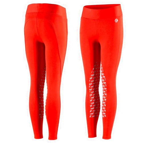 HORZE Kids Active Silicone Horse Grip Tights