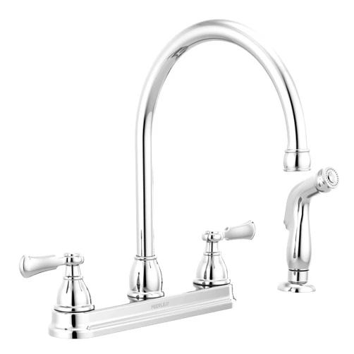 Peerless P2865LF Elmhurst Two-Handle Kitchen Faucet with Spray Deck-Mount, Chrome