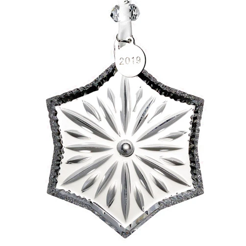 Waterford 2019 Snowcrystal Crystal Christmas Tree Ornament