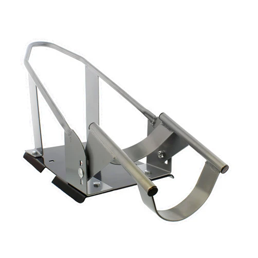 ABN Removable Trailer Wheel Chock – Universal Stopper Cradle Holder for Standard Motorcycle Bike Front Wheels