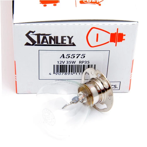 STANLEY A5575 12V 35W RP35 Clear Auto Bulb Plain Box = 1 BULB