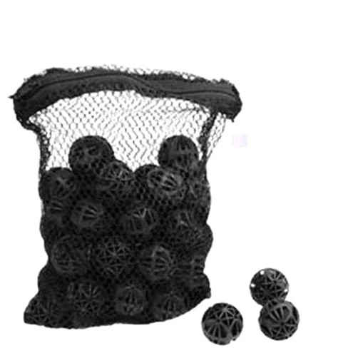 StillCool Black Aquarium Fish Tank Filter Bio-Balls Filtration (50PCS)