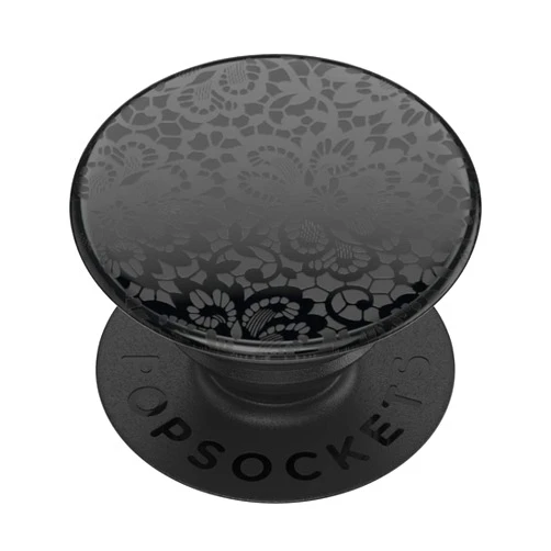 PopSockets Phone Grip with Expanding Kickstand, Adhesive Grip - Lace Noir