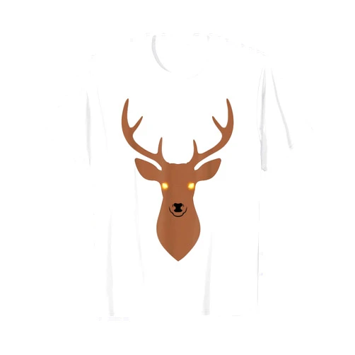 Funny Deer In The Headlights Costume Uniform Deer in The Headlights Matching Couples Halloween Costume T-Shirt