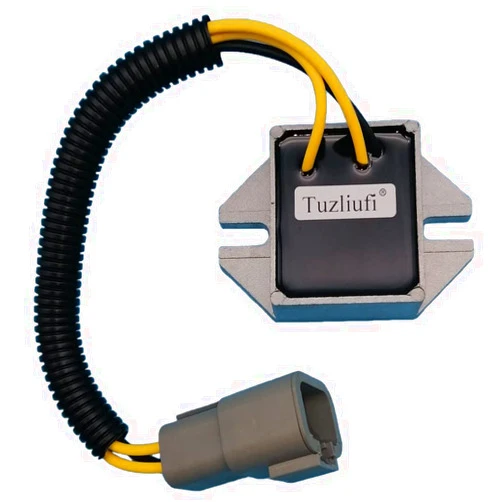 Tuzliufi Voltage Regulator Rectifier Compatible with Lynx Ski-doo Rave Xtrim N-duro ZX Expedition Freestyle MXZ Skandic Summit Manual Crank Start Sport 300 380 550 550F Carb 515176188 2005-2009 Z220
