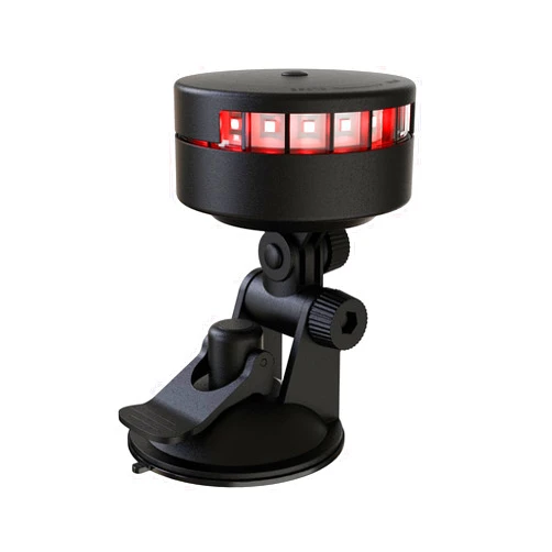 GOODSMANN Kayak Lights for Night Kayaking Portable LED Stern Light with Suction Cup Base Red & Green Lamp Battery Powered (3×AAA, Not Included)