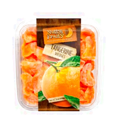 Exit 28 Bargains Nutty & Fruity Dried Tangerine Wedges 6 oz w/Exit 28 Bargains Sticker